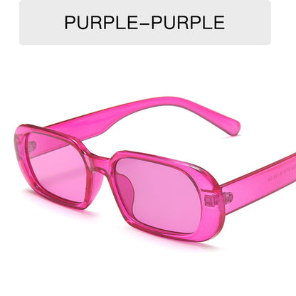 Retro Small Frame Sunglasses for Women – Candy Color Fashionable Colorful Sunglasses