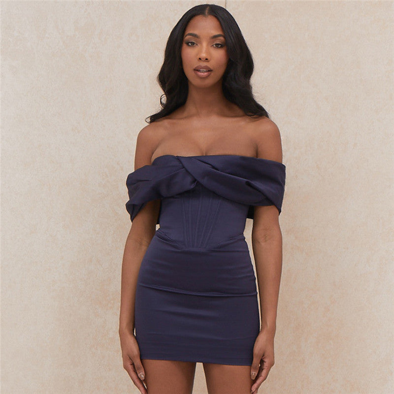 Mini-robe asymétrique Crush Hour