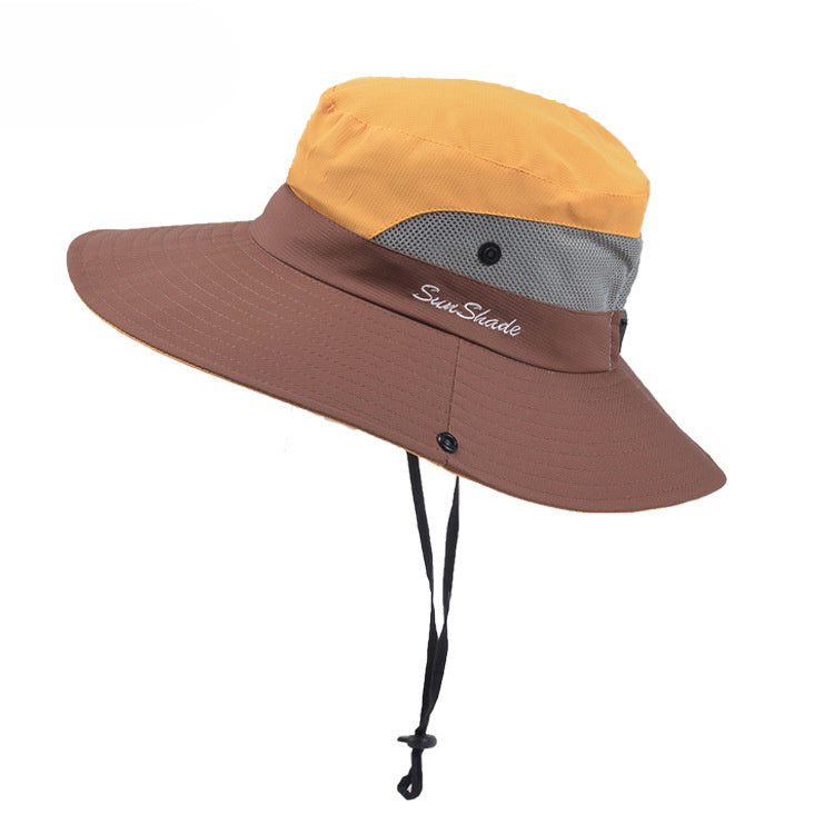 Couple Sun Hats – Unisex Wide Brim Fisherman Hat for Travel & Hiking