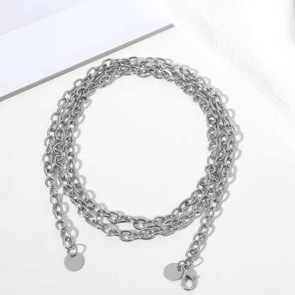 Multi-Layer Chain Waist Chain – Stylish Layered Belly Chain for Women