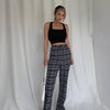 Check Mate  Plaid Flare Pants