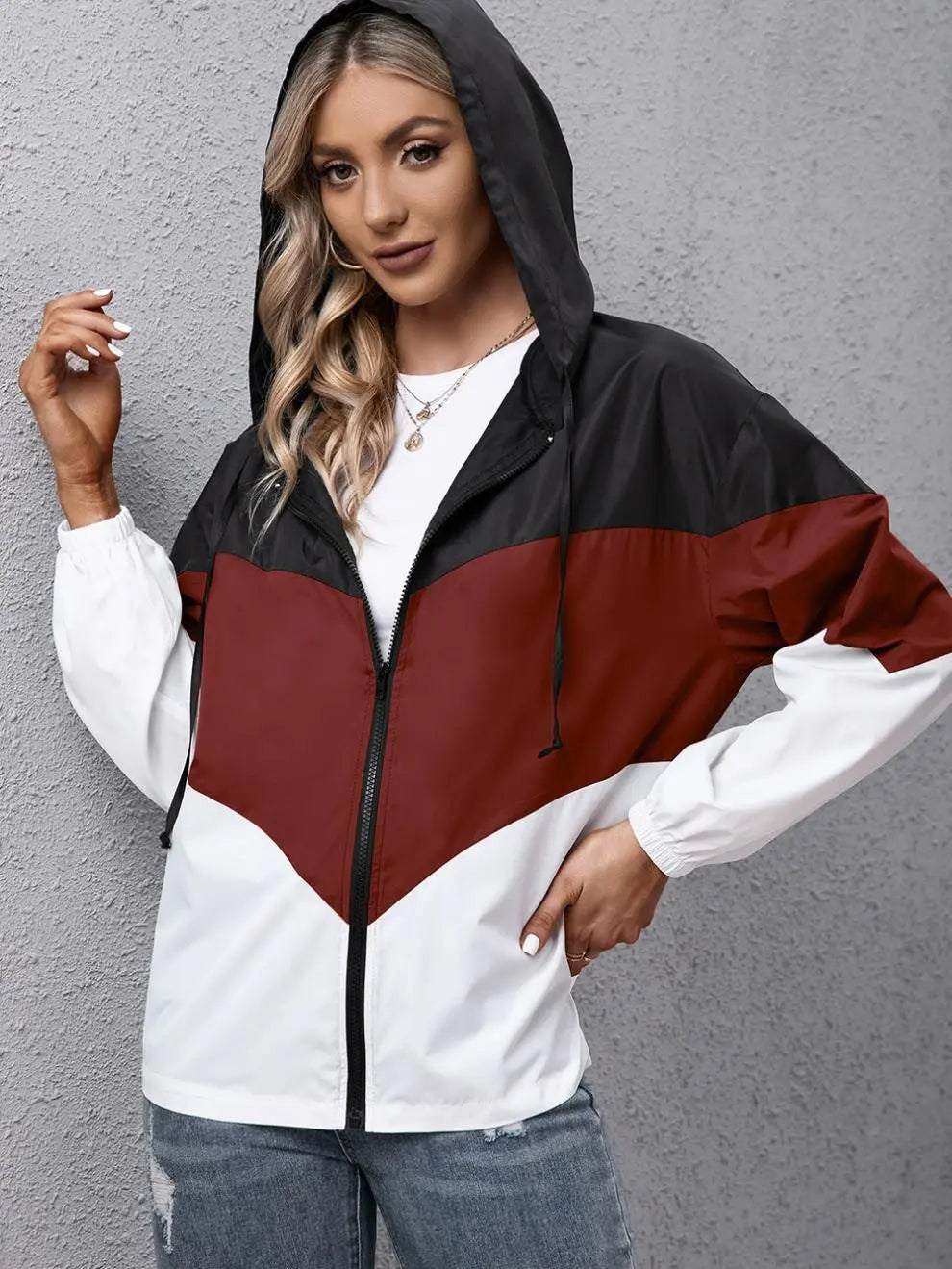 Hooded Mountaineering Windbreaker Jacket