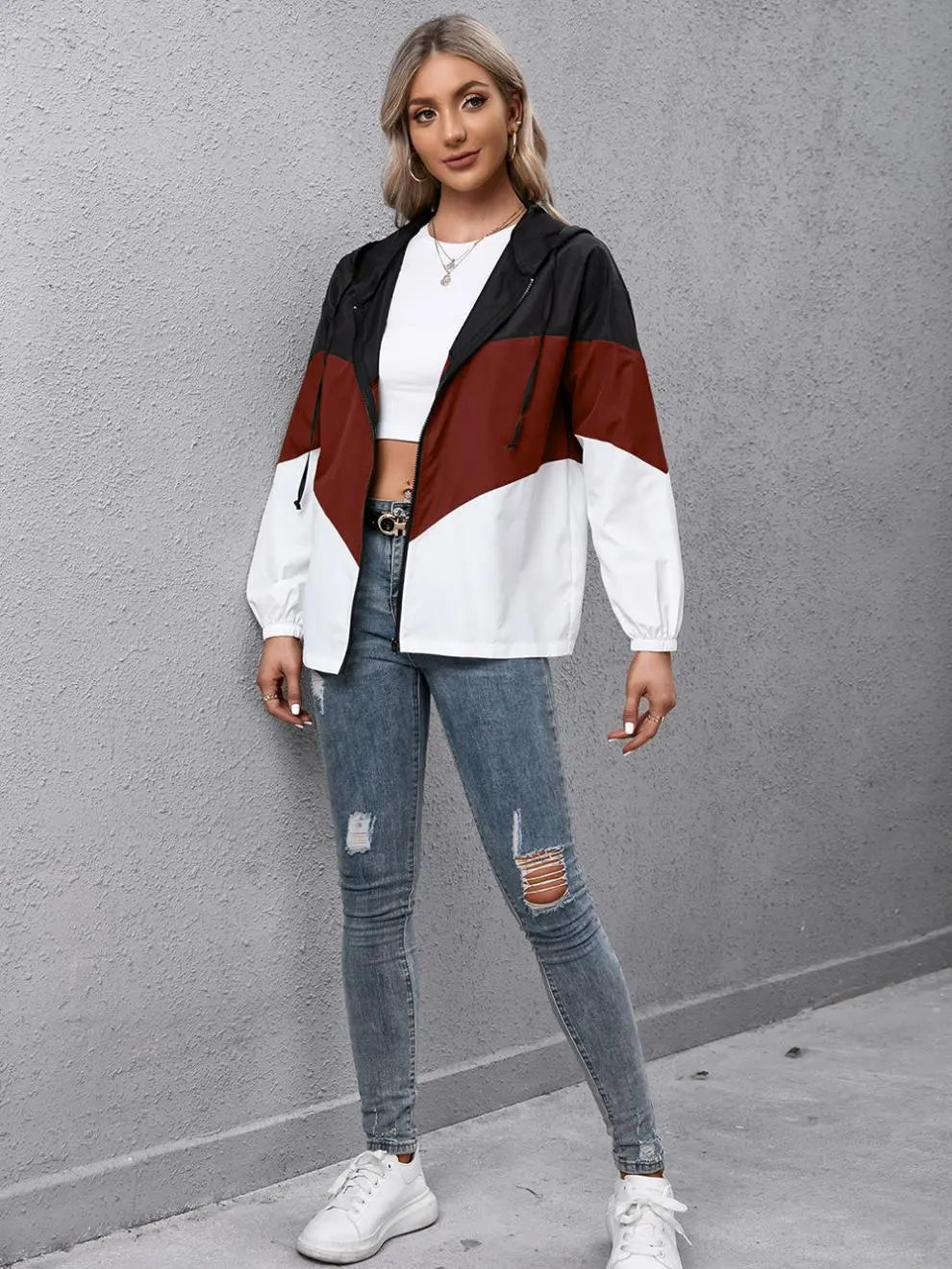 Hooded Mountaineering Windbreaker Jacket