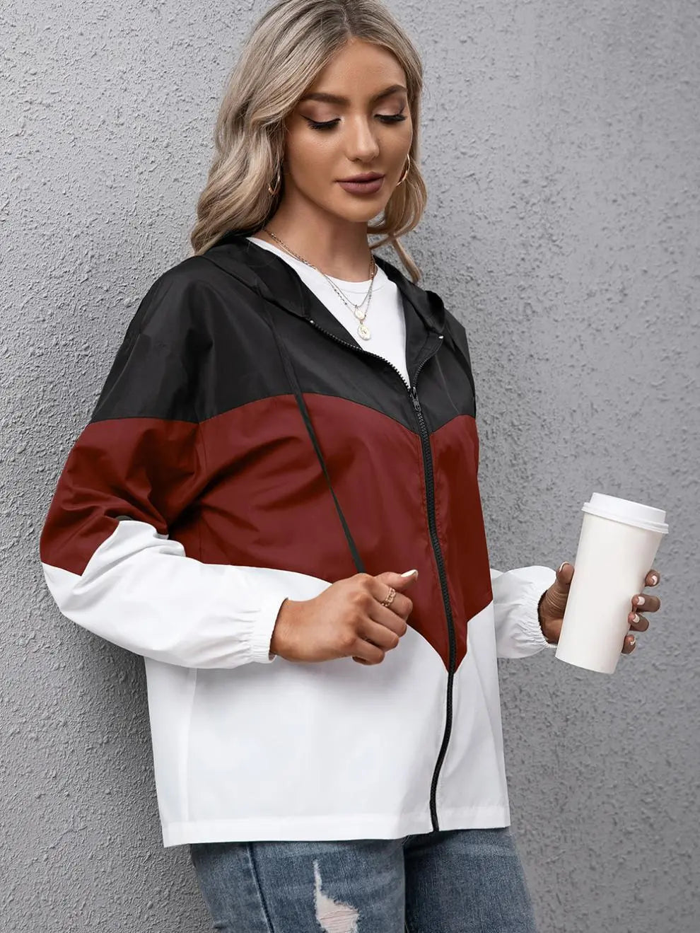 Hooded Mountaineering Windbreaker Jacket