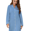 Mood Check-In Pajama Shirt Dress