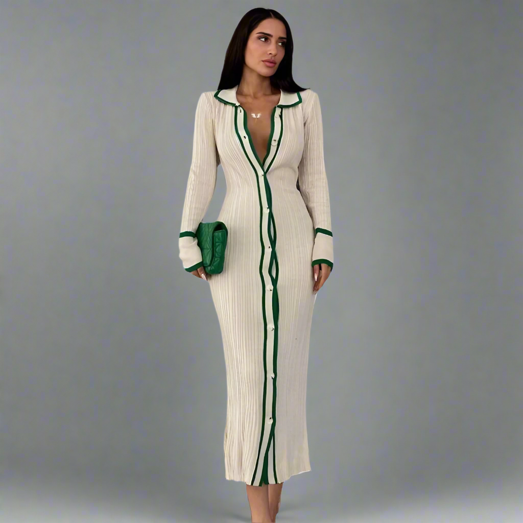 Island Muse Cardigan Maxikleid