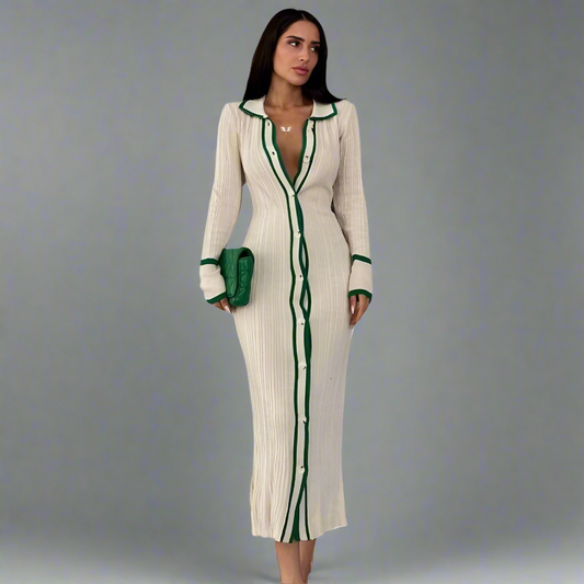 Island Muse Cardigan Maxi Dress