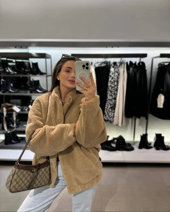 Stay Cozy  Bomber Jacket