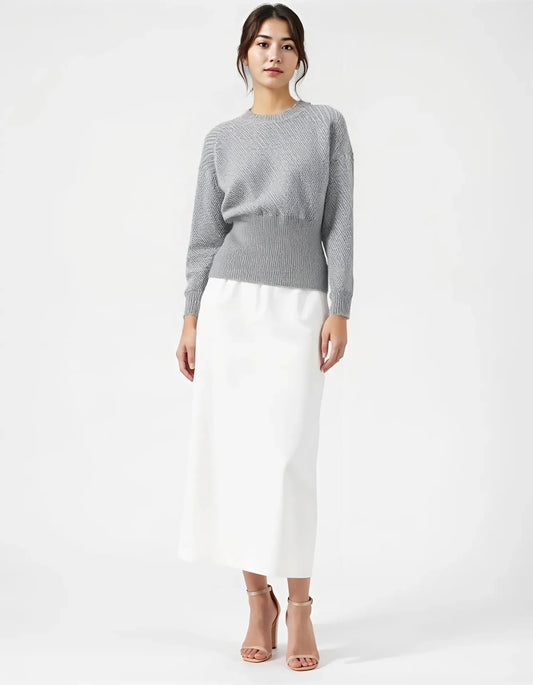 Shibuya Edge Distressed Slim Fit Knitwear