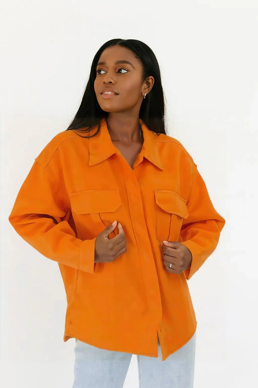 Citrus Blaze Cotton Street Shirt