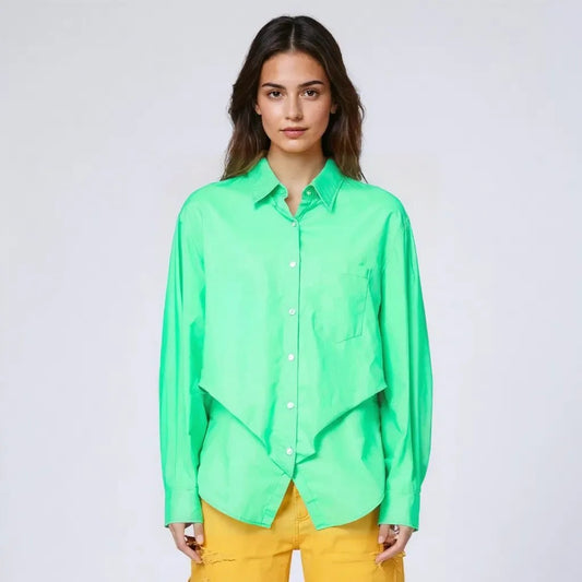European And American Street Style Poplin Shirt