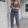 Light Plans Sleeveless Drawstring Jumpsuit