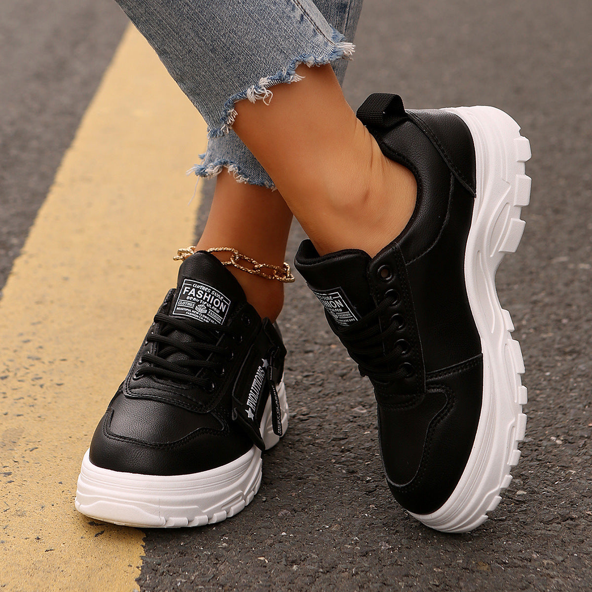 Hustle Lace Sneakers"