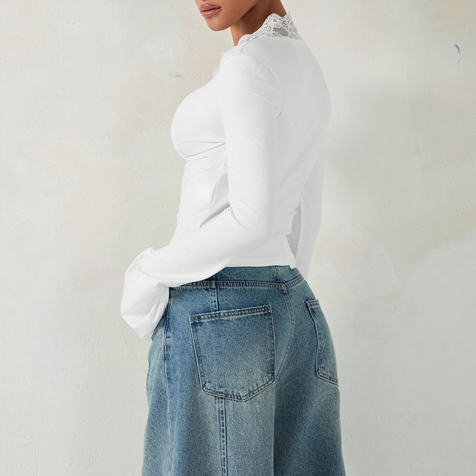 Lace Luxe V-Neck Top