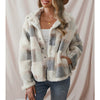 Blanca Plaid Plush Jacket