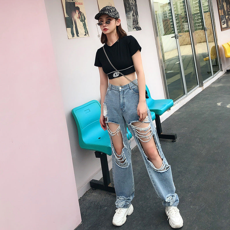 Break The Rules Distressed Jeans