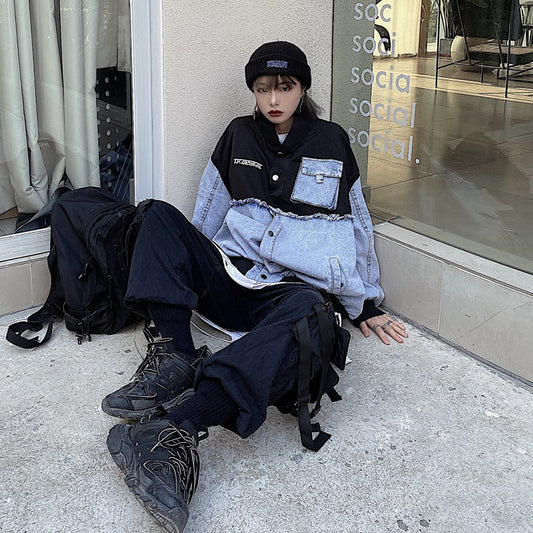 Follow Me Embroidered Denim  Jackets