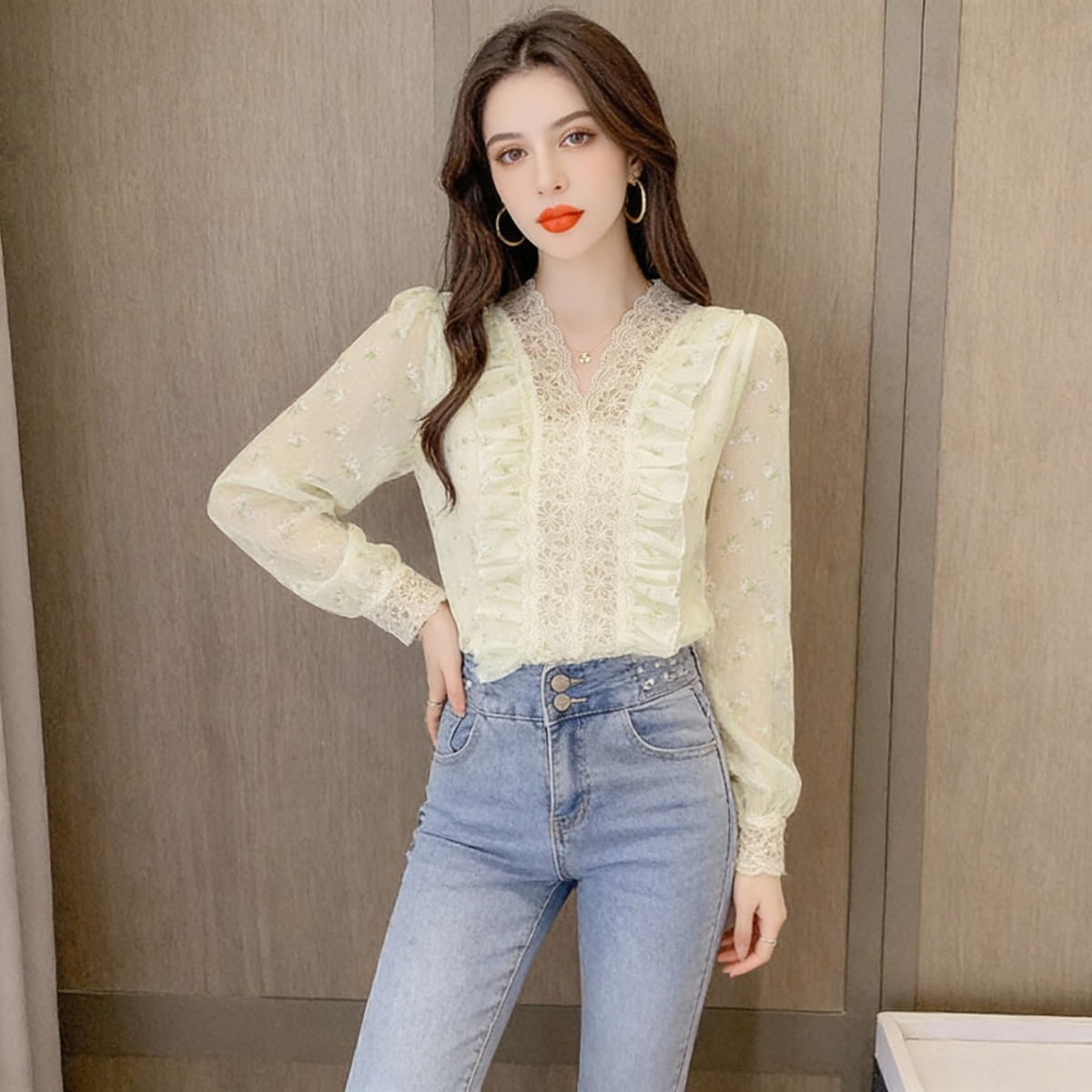 Walk In Like You Own It Ruffle  Blouse