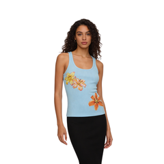 Chaleur florale – Top fille américaine sexy