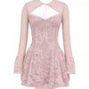 Robe amincissante en dentelle Maeve