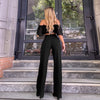 Boss Babe Wide-Leg High Waist Trousers