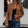 Angerly Retro Suede  Coat