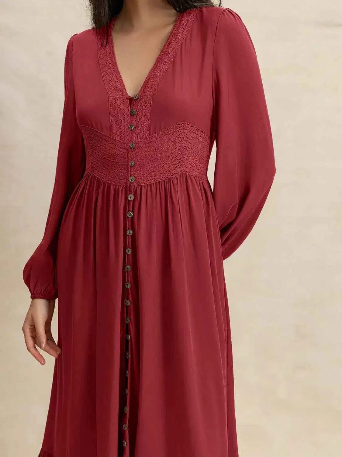 Crisom Merlot Silhoutte Dress