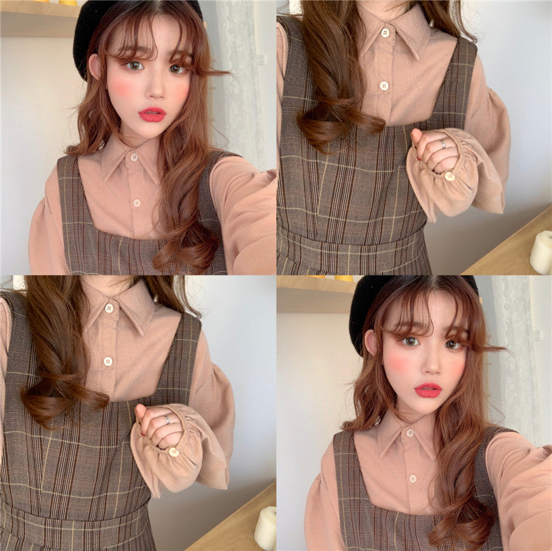 Autumn Reverie Karowesten-Kleid-Set