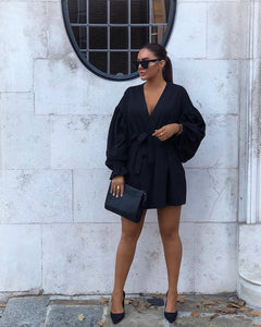 Rema Minikleid mit Bubble-Ärmeln