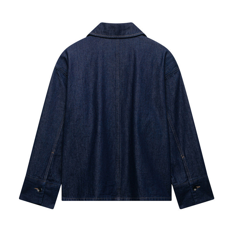 Weekend Attitude Denim Shirt – Dark Wash