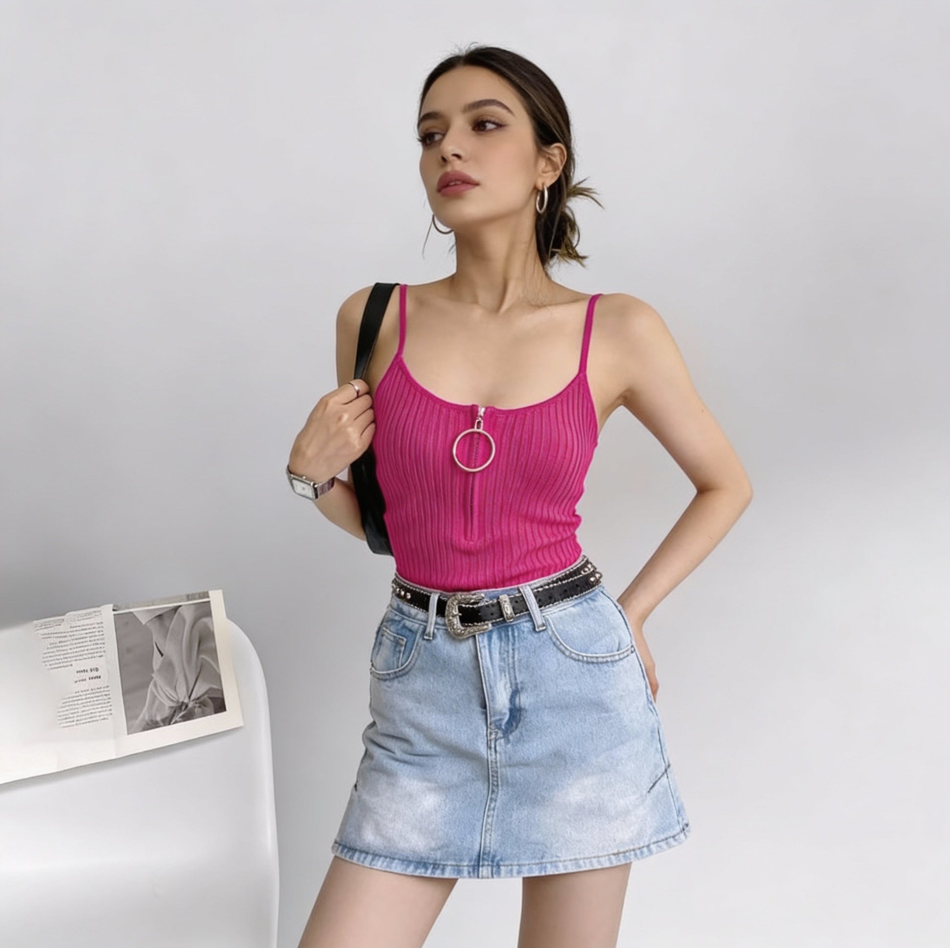 Body mit Reißverschluss