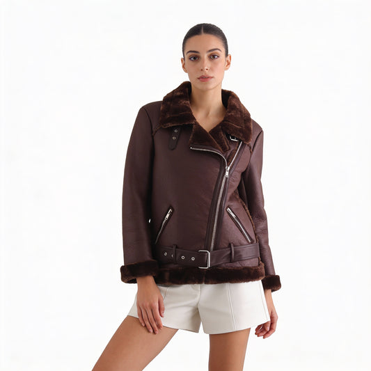 Karina Leather Coat