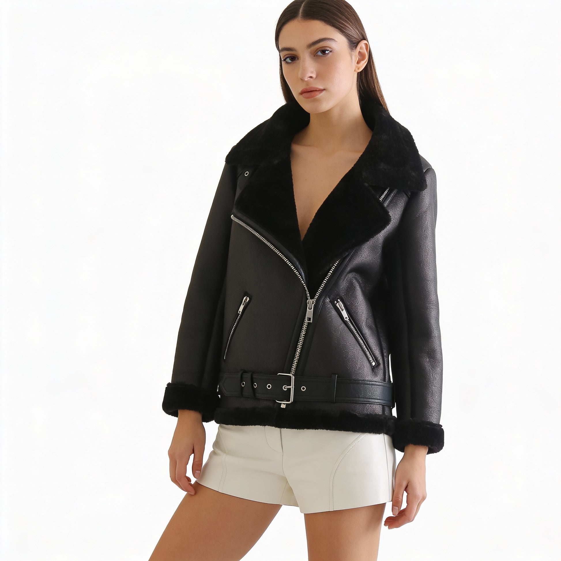 Karina Leather Coat