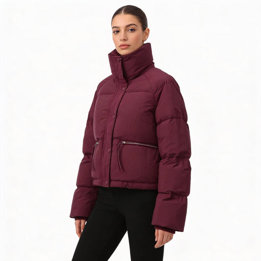 Up Cast Puffer  Coat
