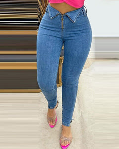 Pantalon en jean Miss Classic Fashion