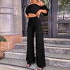 Boss Babe Wide-Leg High Waist Trousers