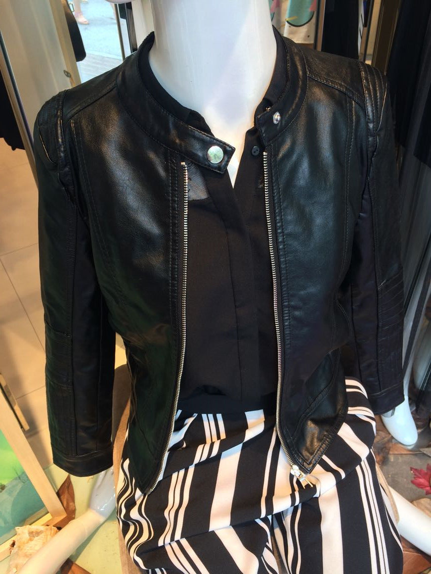 Office Hour  leather jacket