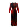 Wanderlight Charm Plaid Maxi Dress Curve