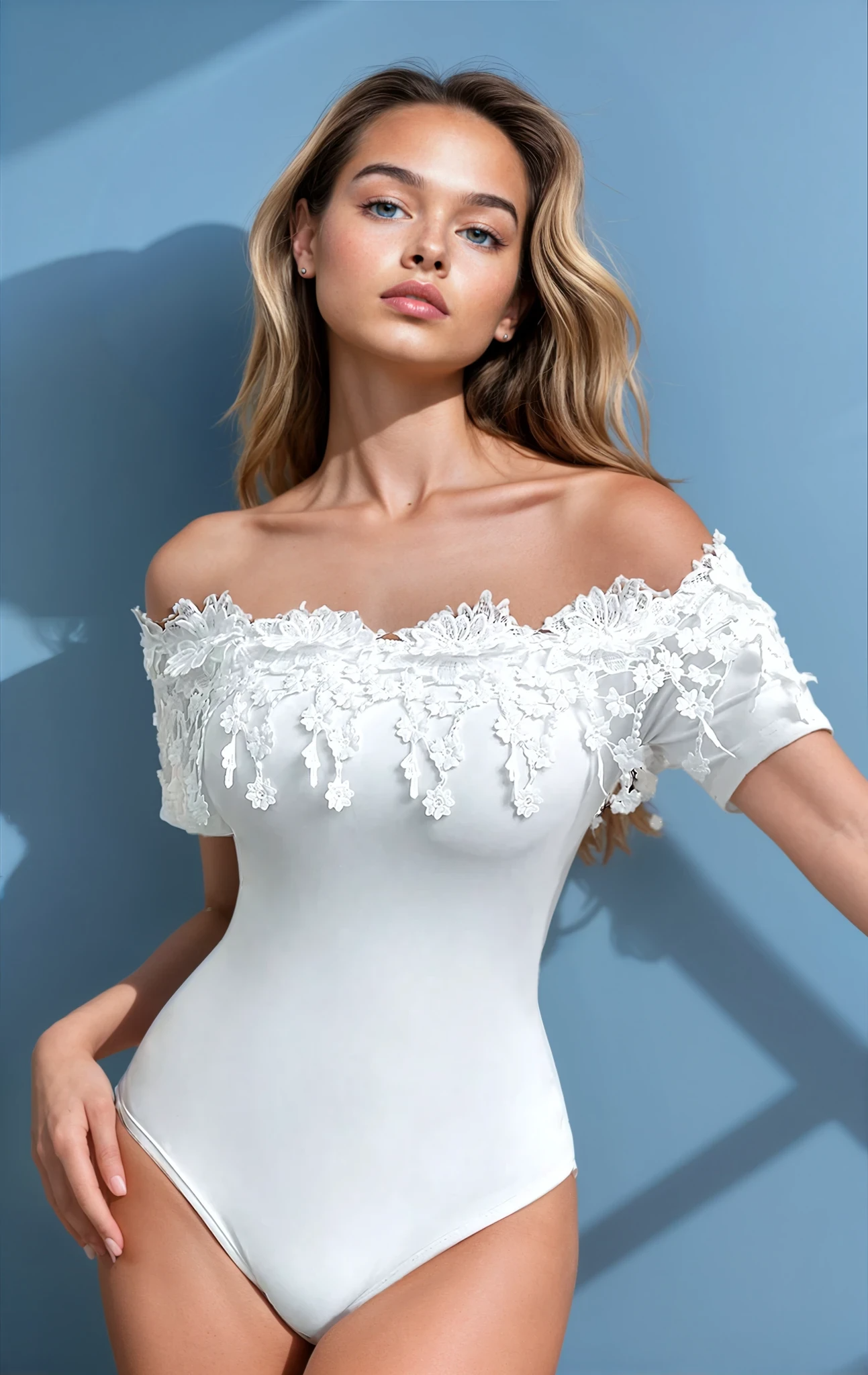 Sexy Lace Off Shoulder Bodysuit