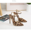 Talons hauts à imprimé léopard Stiletto 