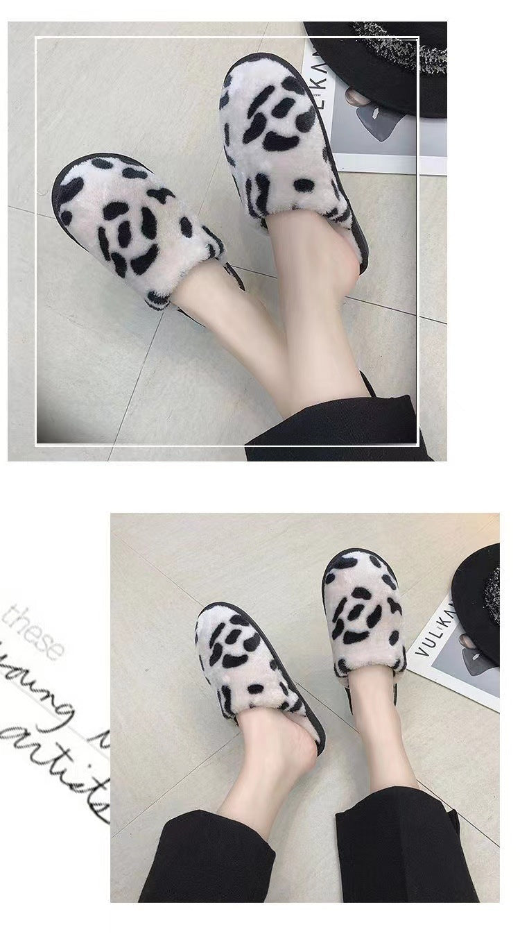 Baotou Wild Plush Slippers"