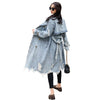 Fozzy Retro Denim Trench Coat
