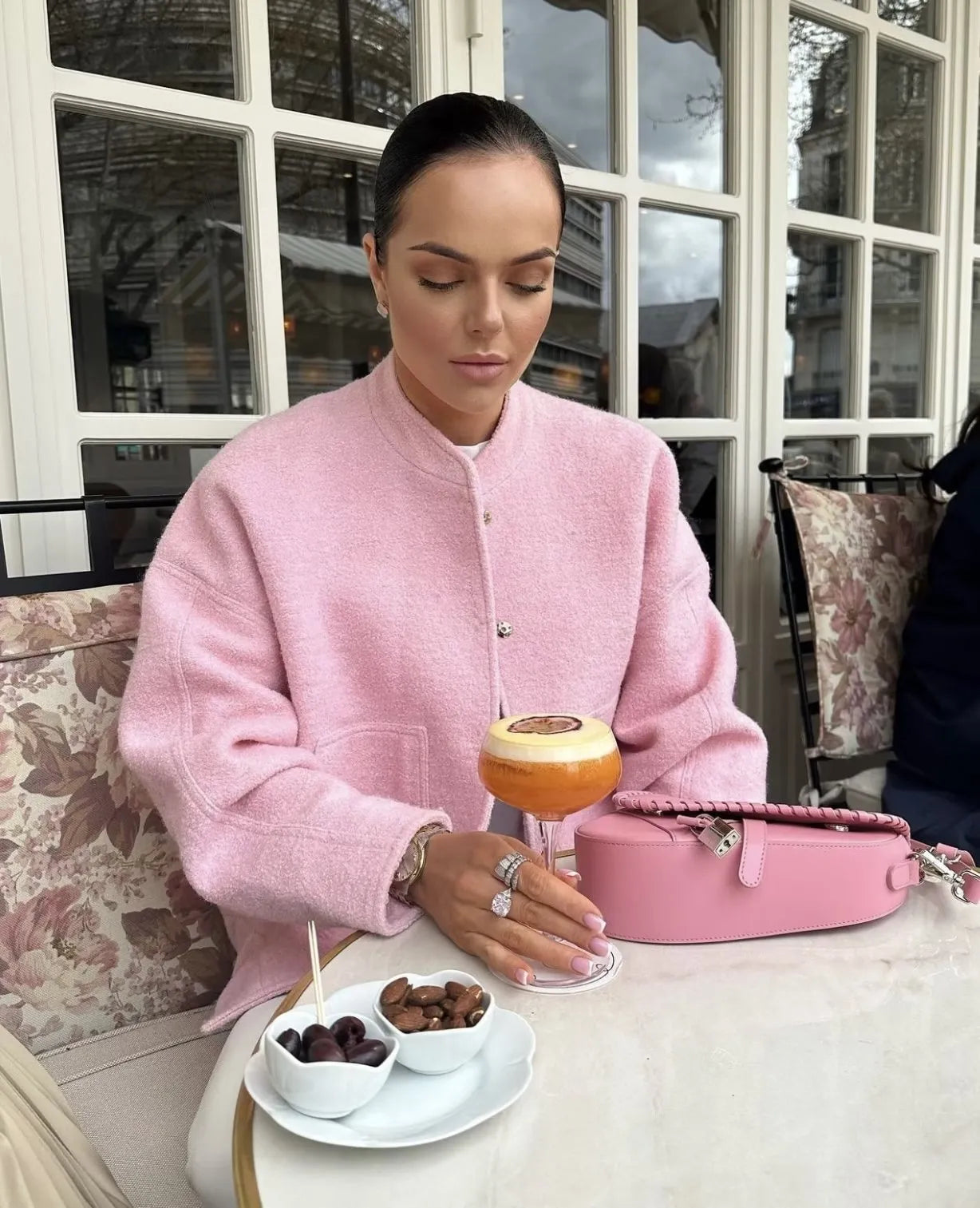 Viel Spaß! Große, lockere Bomberjacke mit viel Tasche