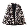 Sheerly  Lamb Fur Leopard Coat