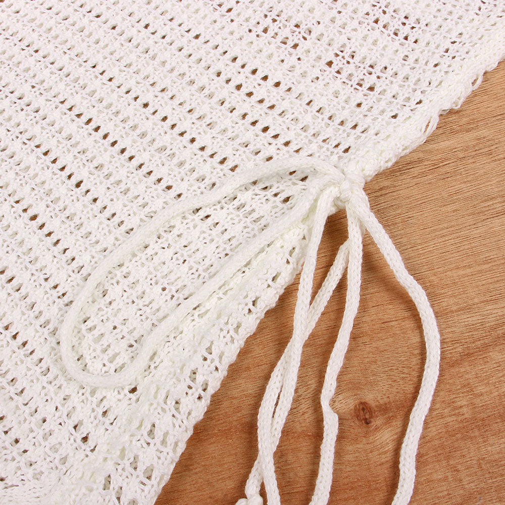 Robe à franges creuses et pulls à ambiance festive