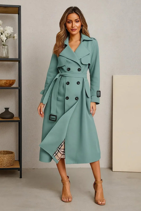 So Caught up Trench Coat