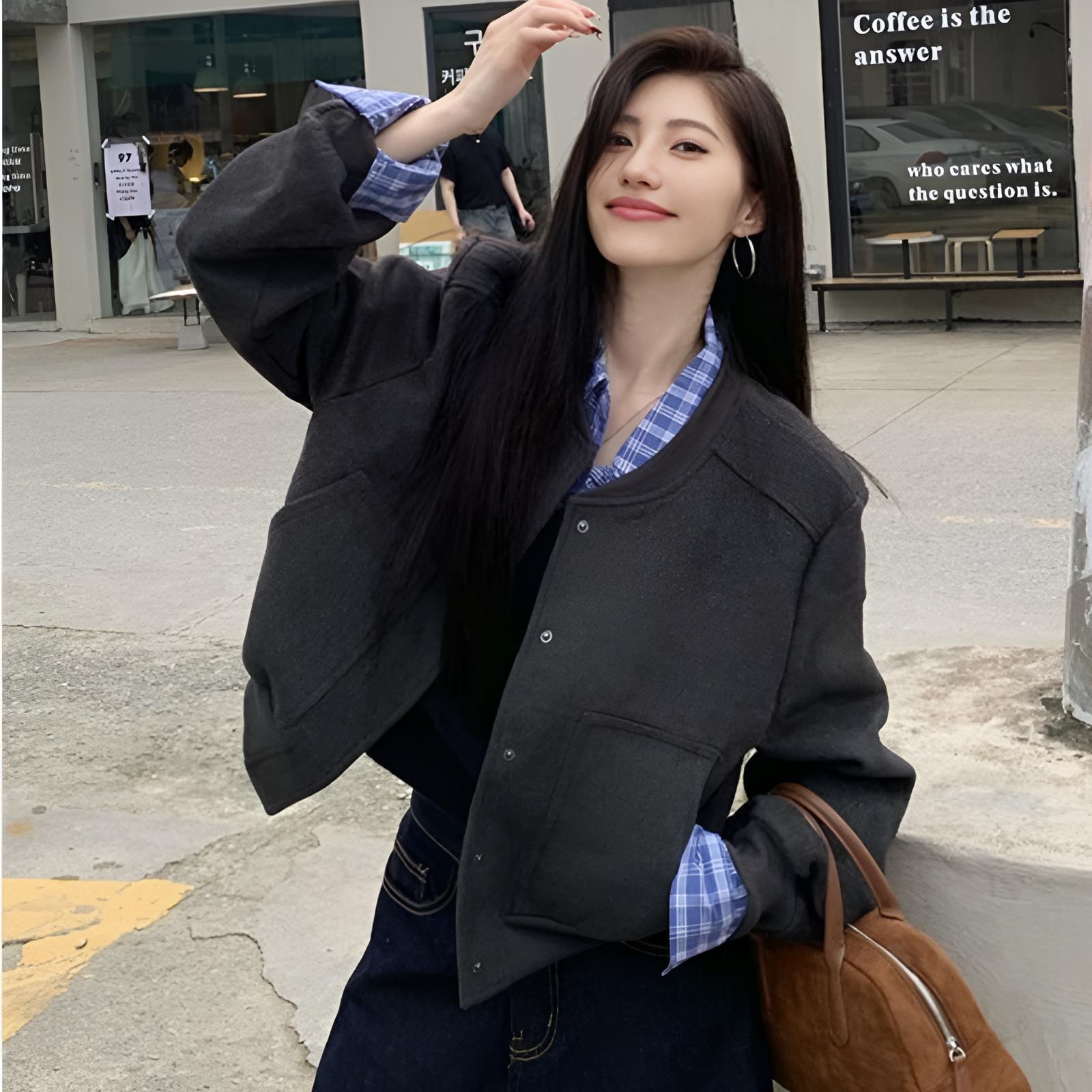 Minimal Mood Retro Jacket"