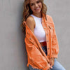 Distressed Drop Shoulder Denim Jacket