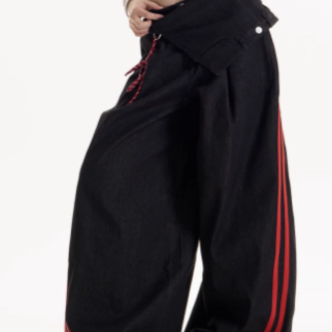 Palm Shade Wideleg Trousers