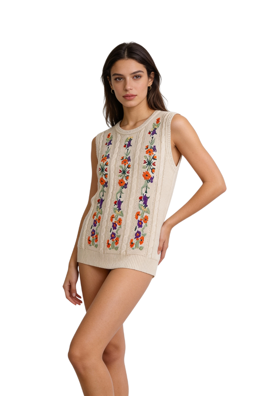 Bloom Knit Vest